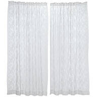 Floral Lace Curtain Panels, Set of 2