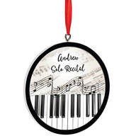 Personalized Piano Ornament