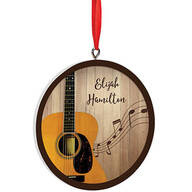 Personalized Guitar Ornament