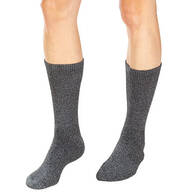 Silver Steps™ Twisted Yarn Cozy Diabetic Socks, 2 Pairs