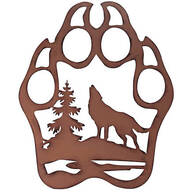 Paw Print Northwoods Metal Wall Art by Fox River™ Creations