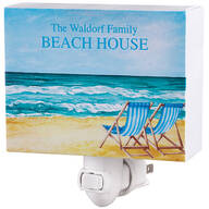 Personalized Beach Chairs Night Light