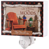 Personalized Life Is Better in the Woods Night Light