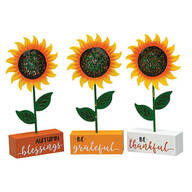 Fall Sentiment Sunflowers by Holiday Peak™, Set of 3