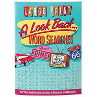 Large Print "A Look Back" Word Searches
