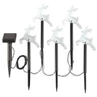 Solar Reindeer Stake Lights by Fox River™ Creations, Set of 5