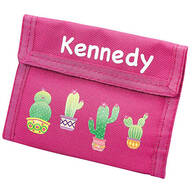 Personalized Children's Cactus-Themed Wallet
