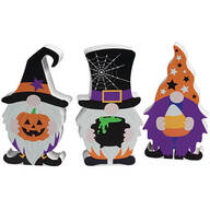 Halloween Gnome Table Sitters by Holiday Peak™, Set of 3