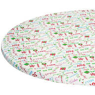 Holiday Expressions Elasticized Vinyl Table Cover by Chef's Pride™