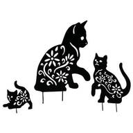Black Cat Silhouette Stakes by Fox River™ Creations, Set of 3