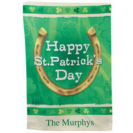 Personalized St. Patrick's Day Garden Flag