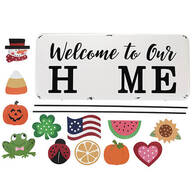 Welcome to Our Home Magnetic Seasonal Yard Stake by Fox River™ Creations