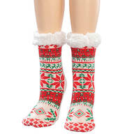 Holiday Slipper Socks, Cabin Fever
