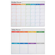 Weekly/Monthly Magnetic Calendars, Set of 2