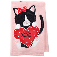 Kitty XOXO Hanging Towel