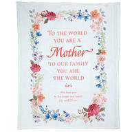 Personalized Mother Throw, 50"x60"