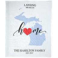 Personalized Home State Throw, 50"x60"