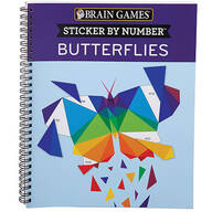 Brain Games® Sticker-By-Number Butterflies