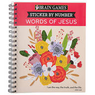 Brain Games® Sticker-By-Number Words of Jesus