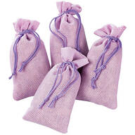 Cedar Wood Sachets With Lavender Scents, Set of 4