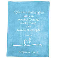 Personalized Children's Baptismal Blanket