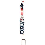 Metal Patriotic Rocket Stake by Fox River™ Creations