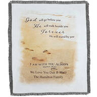 Personalized I Am Always With You Throw