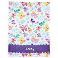 Personalized Children's Butterfly Blanket