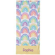 Personalized Rainbows Beach Towel