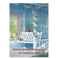 Personalized Remembering Those We Love Christmas Cards, Set of 20