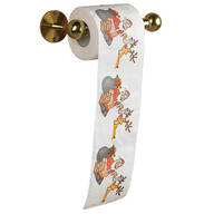 Santa and Reindeer 3-Layer Toilet Paper Roll