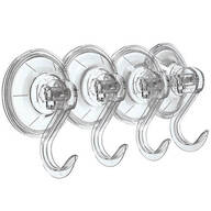 Suction Cup Hooks, Set of 4