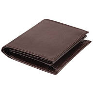 20-Pocket RFID Wallet, Brown