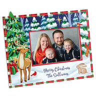 Personalized Woodland Friends Christmas Frame