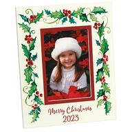 Personalized Cheerful Holly Frame
