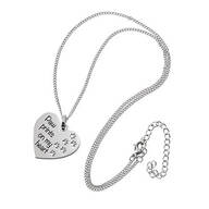 Personalized Paw Prints On My Heart Necklace