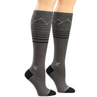 Merino Wool Knee-High Compression Socks, 15-20 mmHg
