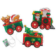 Battery-Operated Santa Train Lights By Holiday Peak™