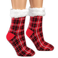 Festive in Flannel Holiday Boot Socks