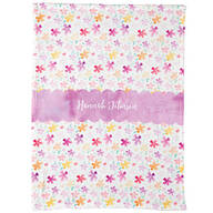 Personalized Spring Flowers Children's Blanket