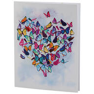 Butterfly Heart Notecards with Designer Envelopes, Set of 20