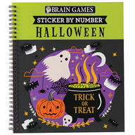 Brain Games® Sticker by Number™ Halloween Trick or Treat