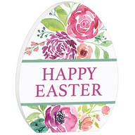 Happy Easter Band with Blooms Egg Sitter by Holiday Peak™