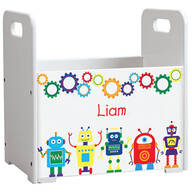 Personalized Robots Book Caddy