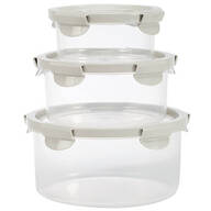 6-Pc. Round Container Set with Stretch Lids by Chef's Pride™