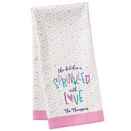 Personalized Sprinkled with Love Towel by Home Marketplace
