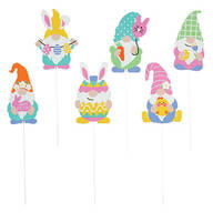 Easter Bunny Gnome Stakes, Set of 6 by Fox River™ Creations