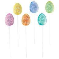 Easter Egg Stakes, Set of 6 by Fox River™ Creations