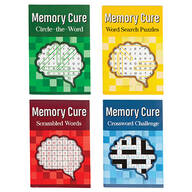 Memory Cure Puzzle Books, Set of 4