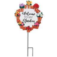 Welcome to My Garden Stake by Fox River™ Creations